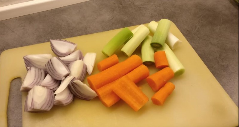 Vegetables for veal shank