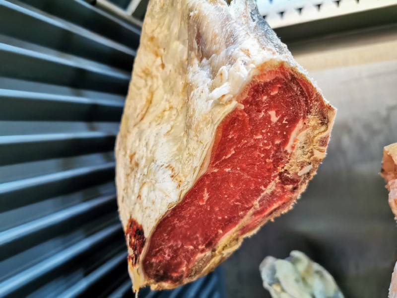 Grilled striploin steak