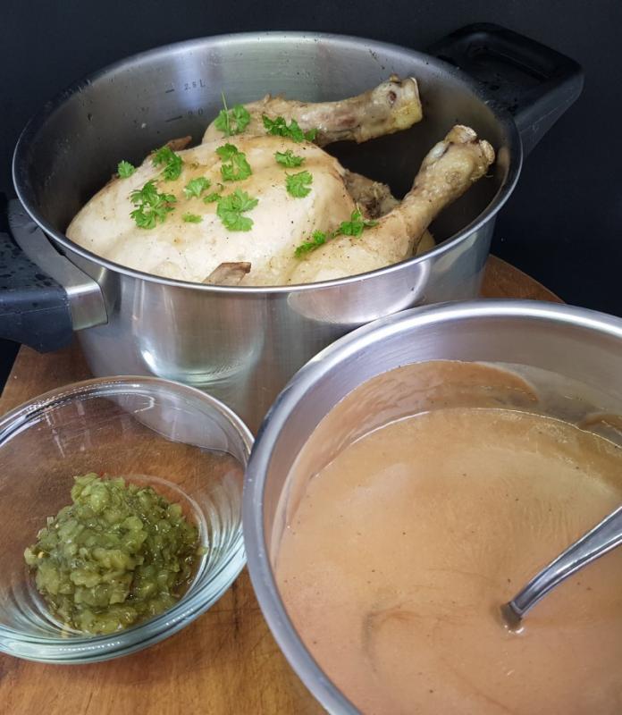 Pot-Roasted Chicken