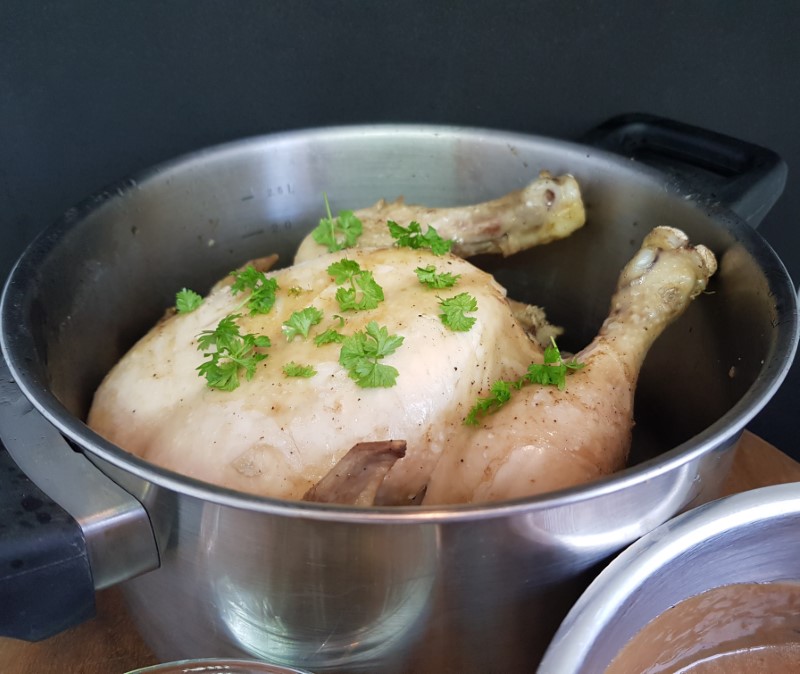 Pot-Roasted Chicken