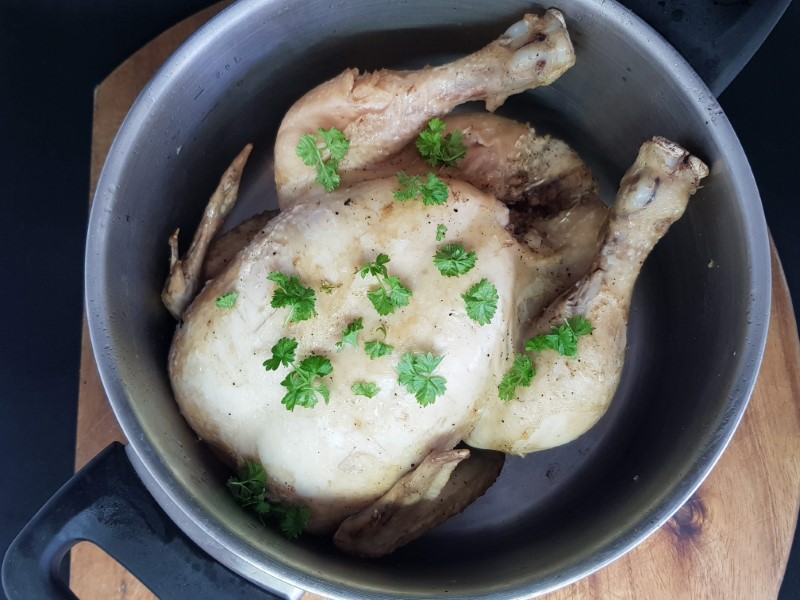 Pot-Roasted Chicken