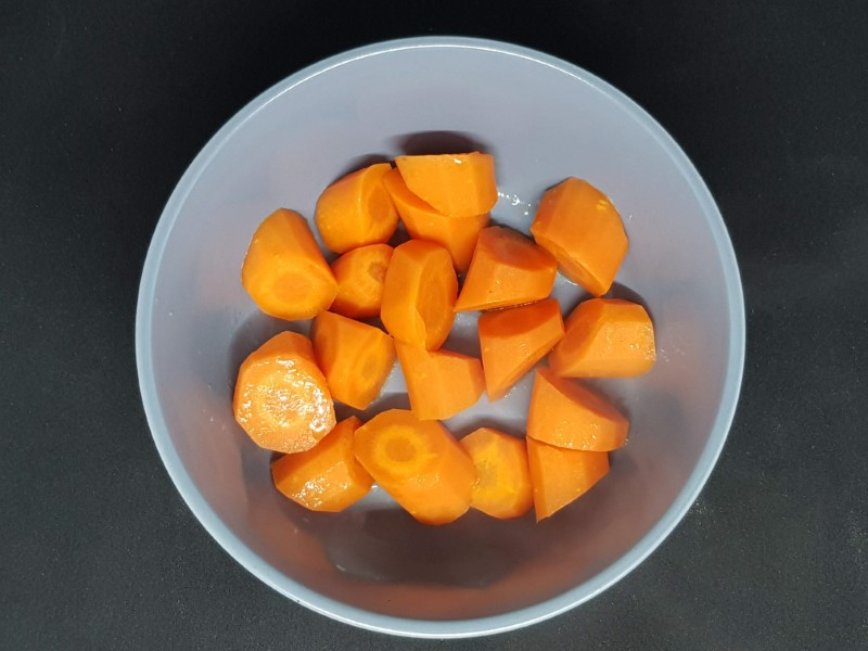 Carrots sous vide