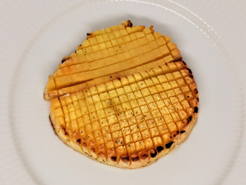 Hasselback kohlrabi