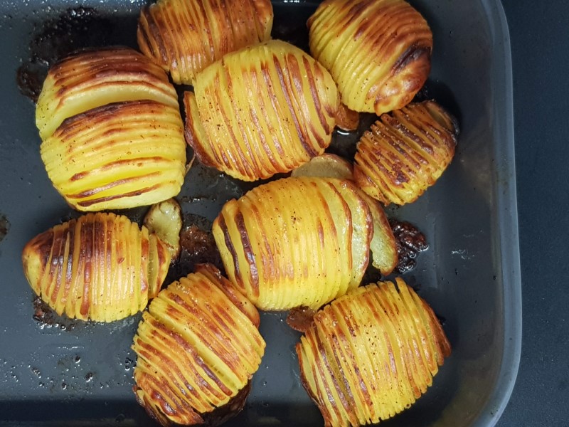 Hasselback kartofler