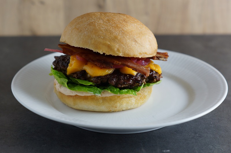 Hjemmelavet burger