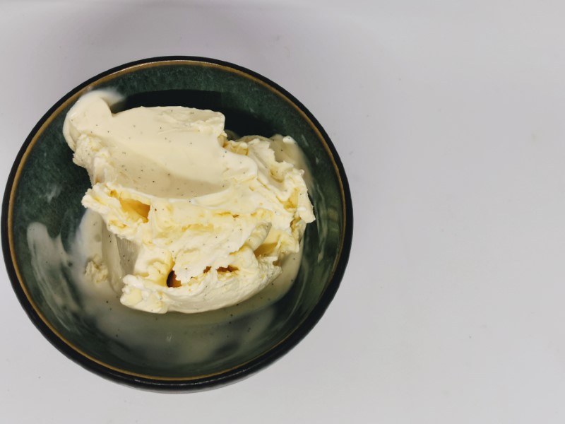 Homemade ice cream