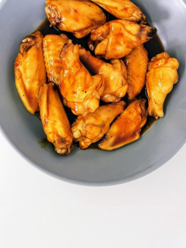 Homemade hot wings