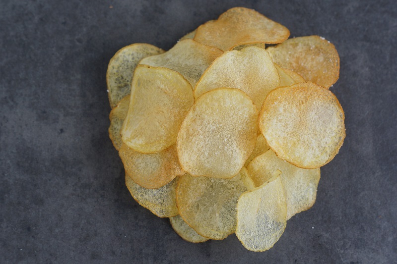 Homemade potato chips