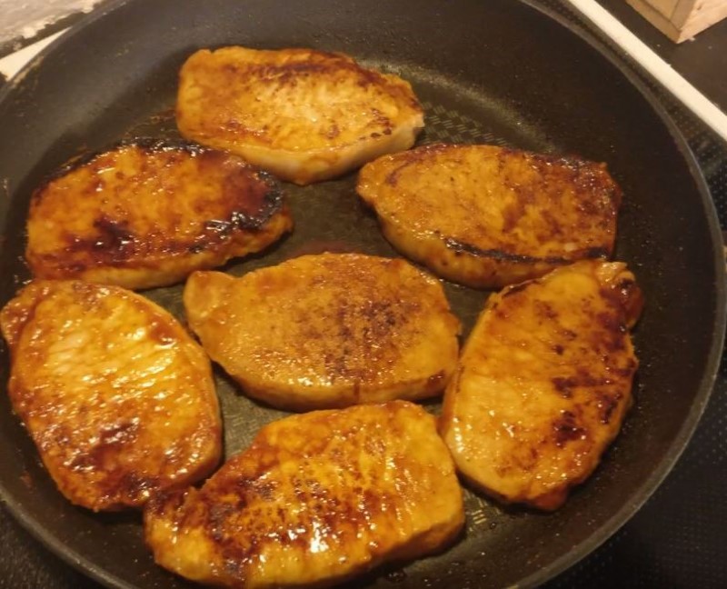 Pork Chops in a Roasting Dish