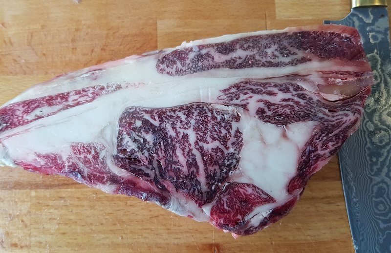 Sashi ribeye steak