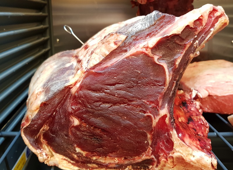 Dry-aged t-bone steak