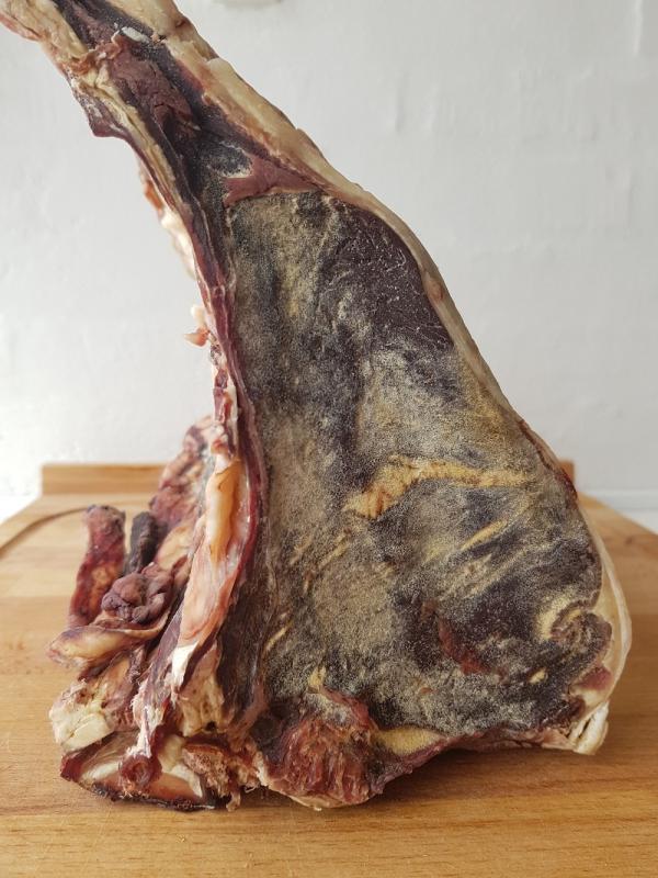 Dry-aged t-bone steak