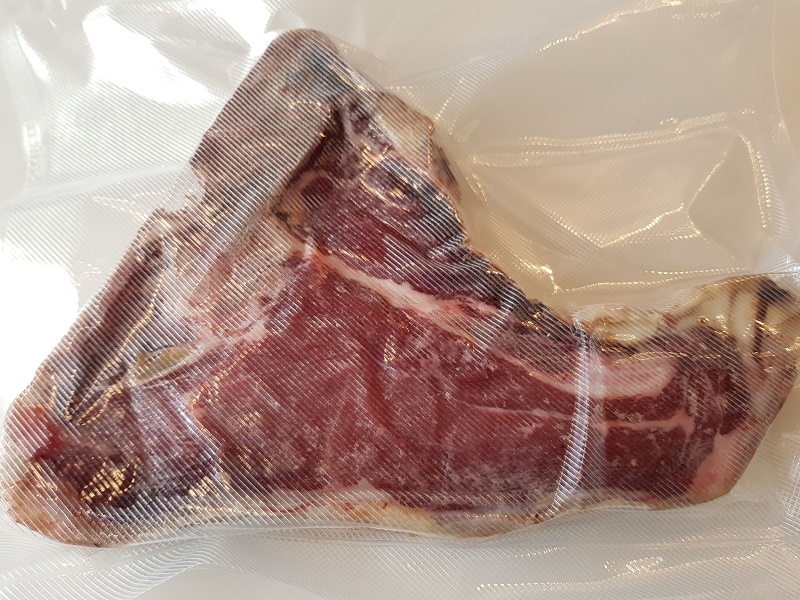 Dry-aged t-bone steak