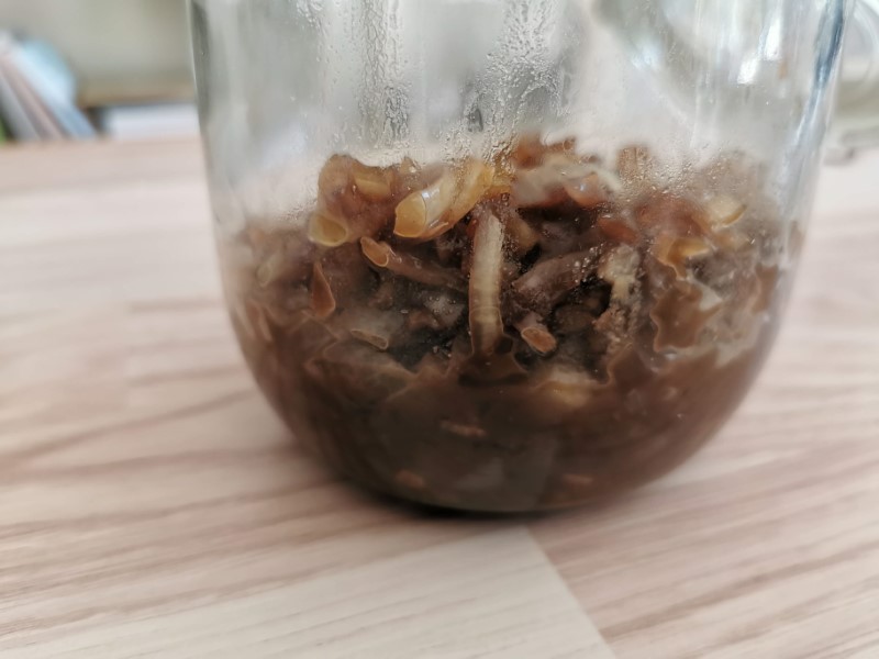 Onion compote with balsamic vinegar