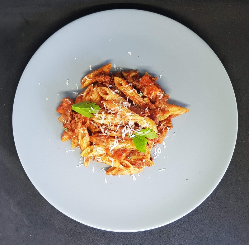 Quick Pasta with Meat Sauce