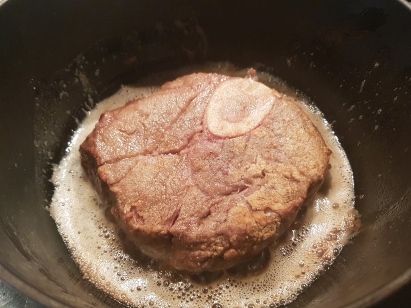 Osso buco with risotto