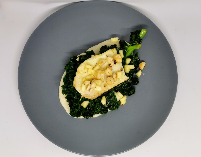 Pan-fried Halibut Fillet