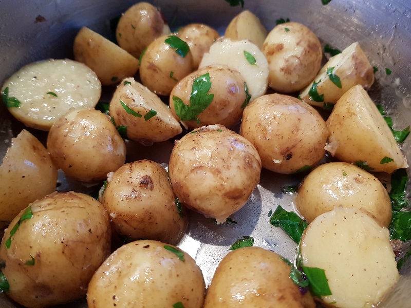 Parsley potatoes