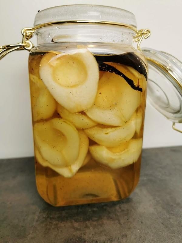 Poached pear