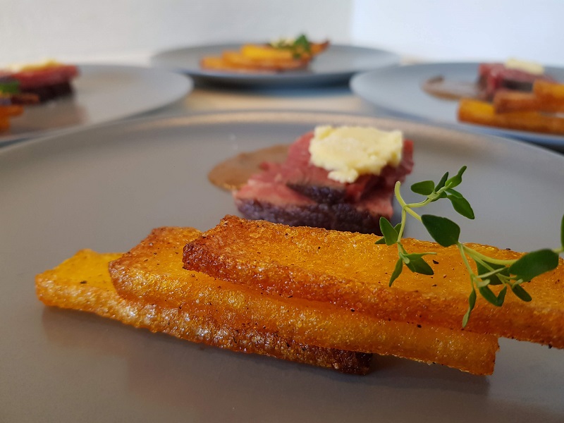 Polenta Fritter