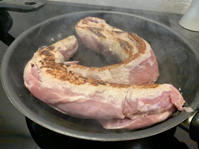 Pork Wellington sous vide