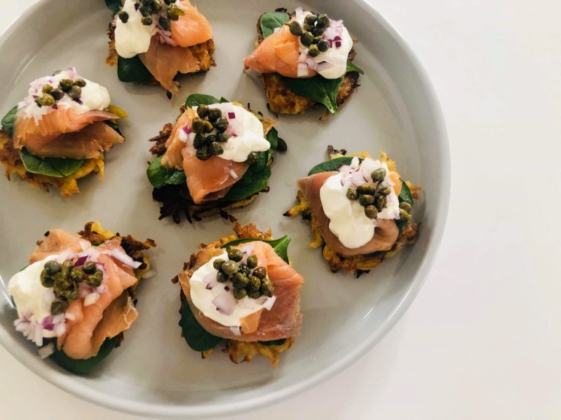 Rösti med røget laks