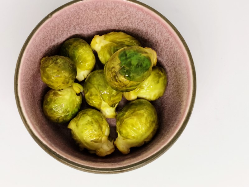 Sous vide Brussels sprouts
