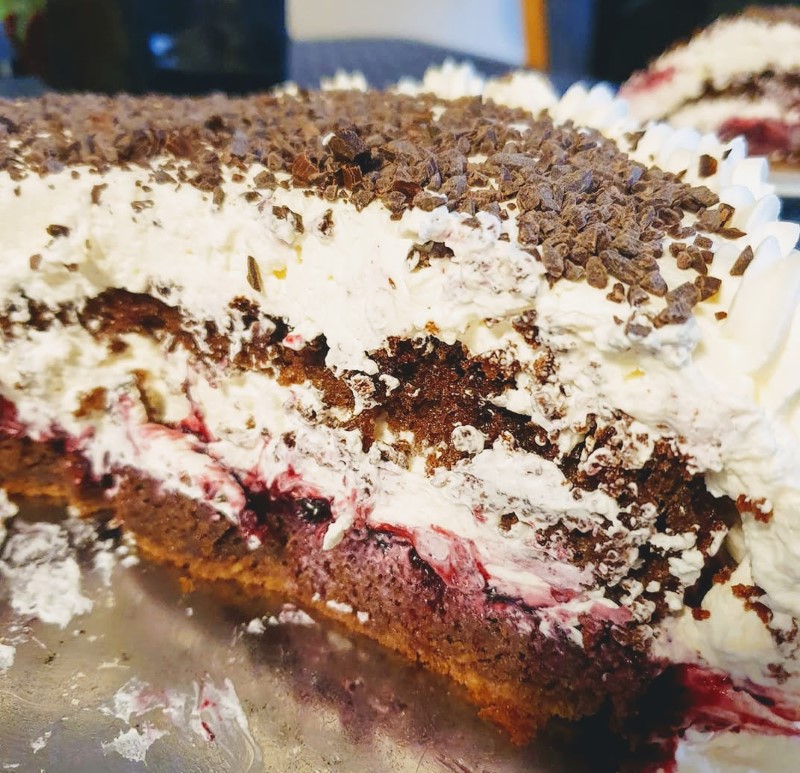 Sønderjysk rugbrødslagkage
