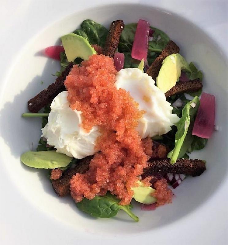 Salad with Lumpfish Roe