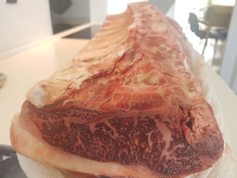 Sashi beef rib roast