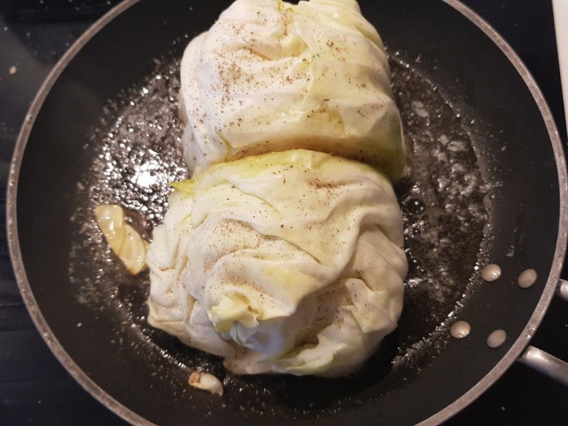 Butter-Fried Pointed Cabbage
