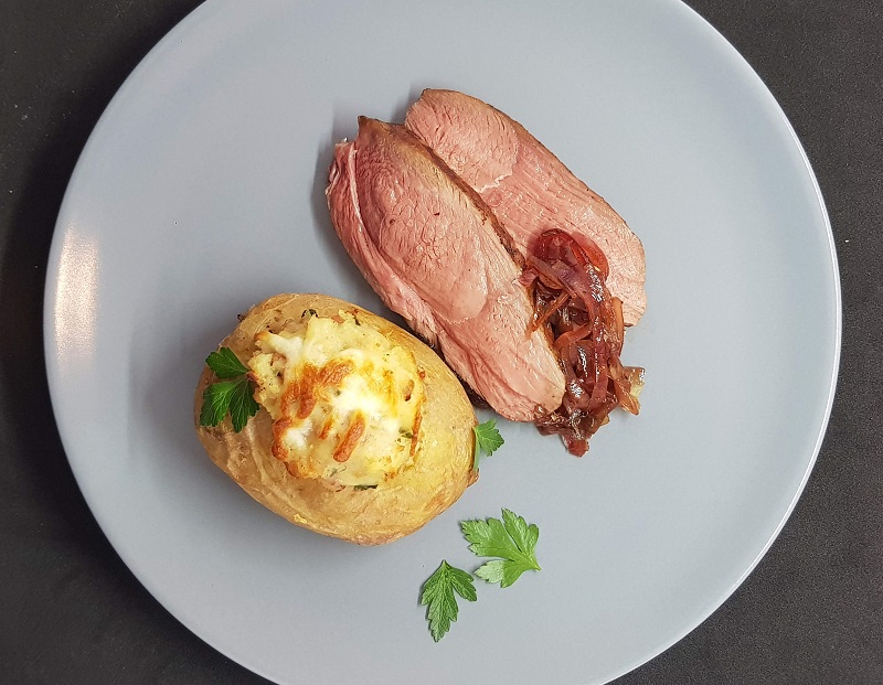 Sous vide Lamb Rump