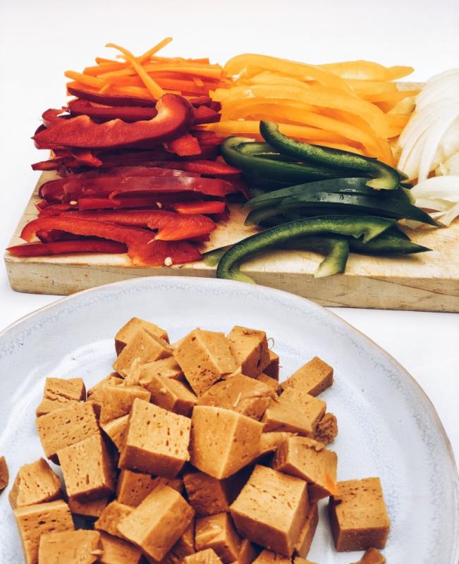 Spicy Crispy Tofu Stir Fry