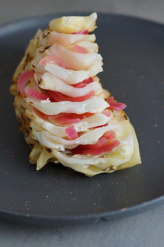 Pointed cabbage sous vide