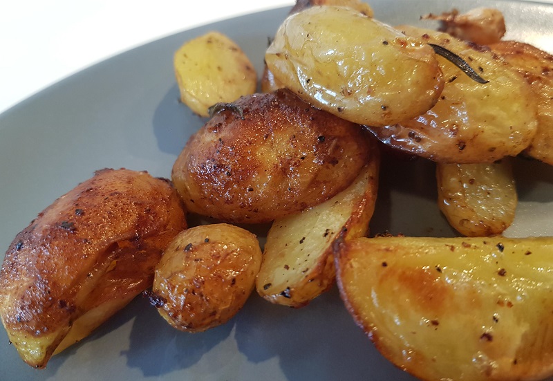 Crispy, oven-roasted potatoes