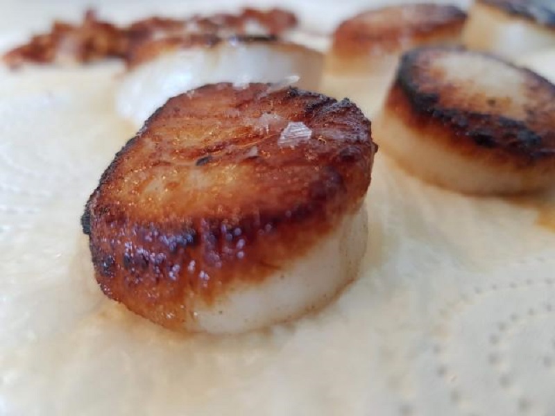 Pan-Fried Scallops