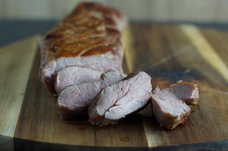 Sous vide pork tenderloin