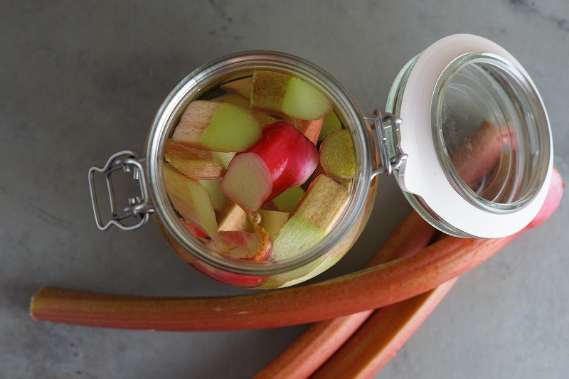 Pickled rhubarb