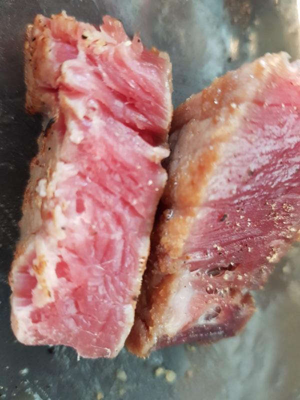 Dry-aged t-bone steak