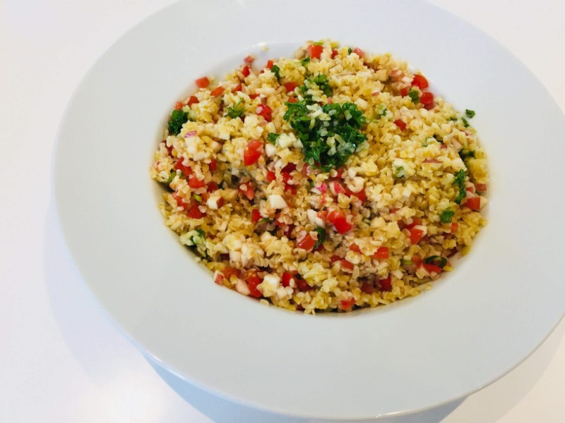 Tabouleh of coarse bulgur