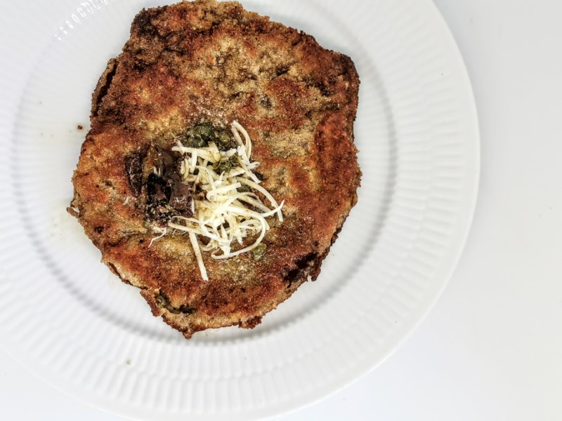Wienerschnitzel of veal