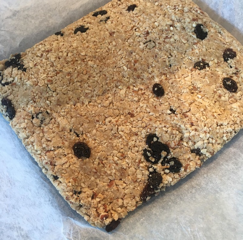 Homemade granola bar