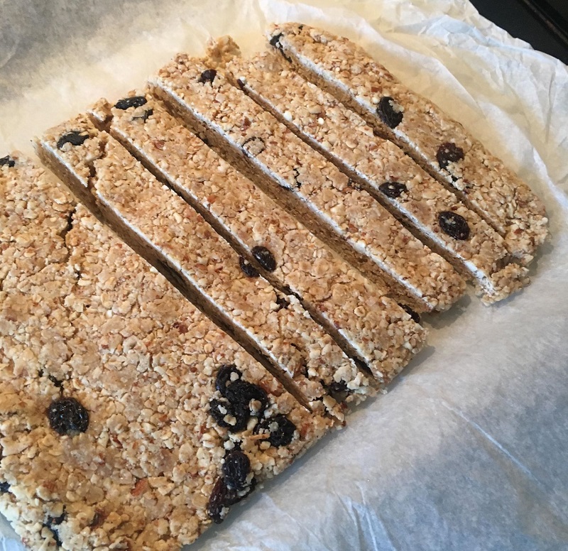 Homemade granola bar
