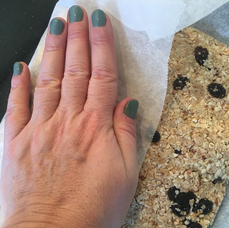 Homemade granola bar
