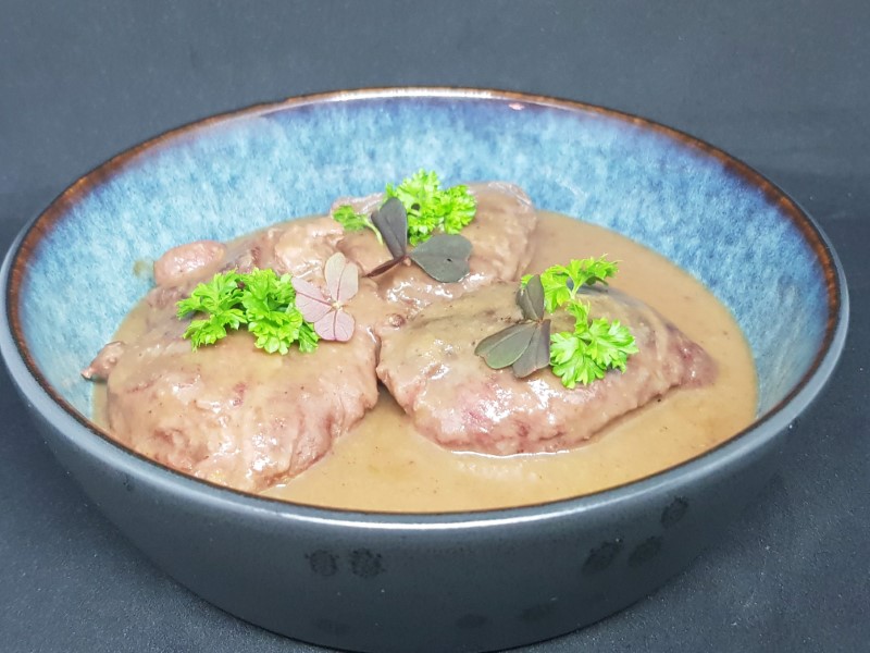 Pork Cheeks in Clay Pot